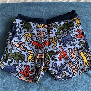keith haring swim trunks